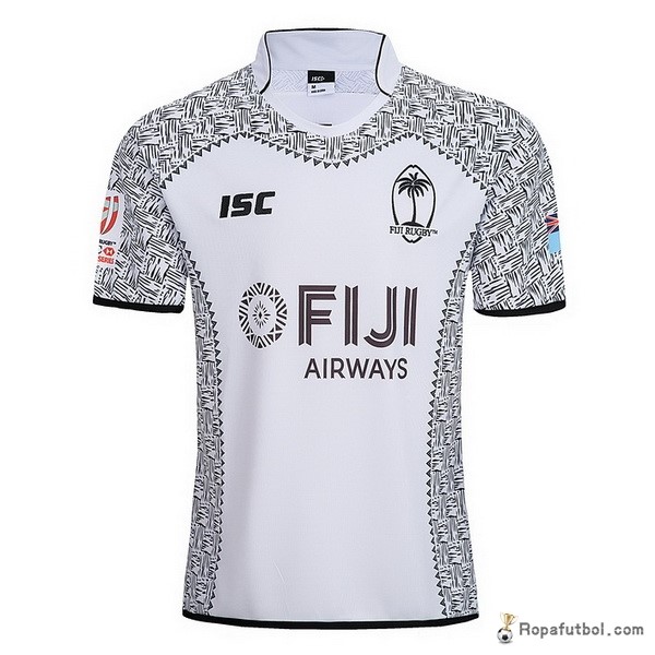 Camiseta Rugby Fiyi Replica Primera 2018/19 Blanco